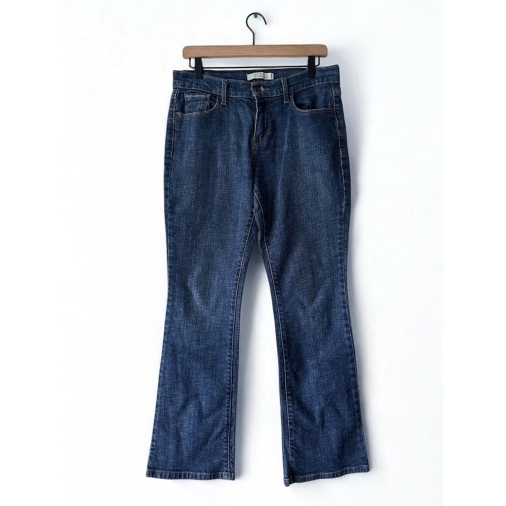 Levi's 515 Bootcut Jeans Blue Denim Mid Rise Stretch Women's Size 6